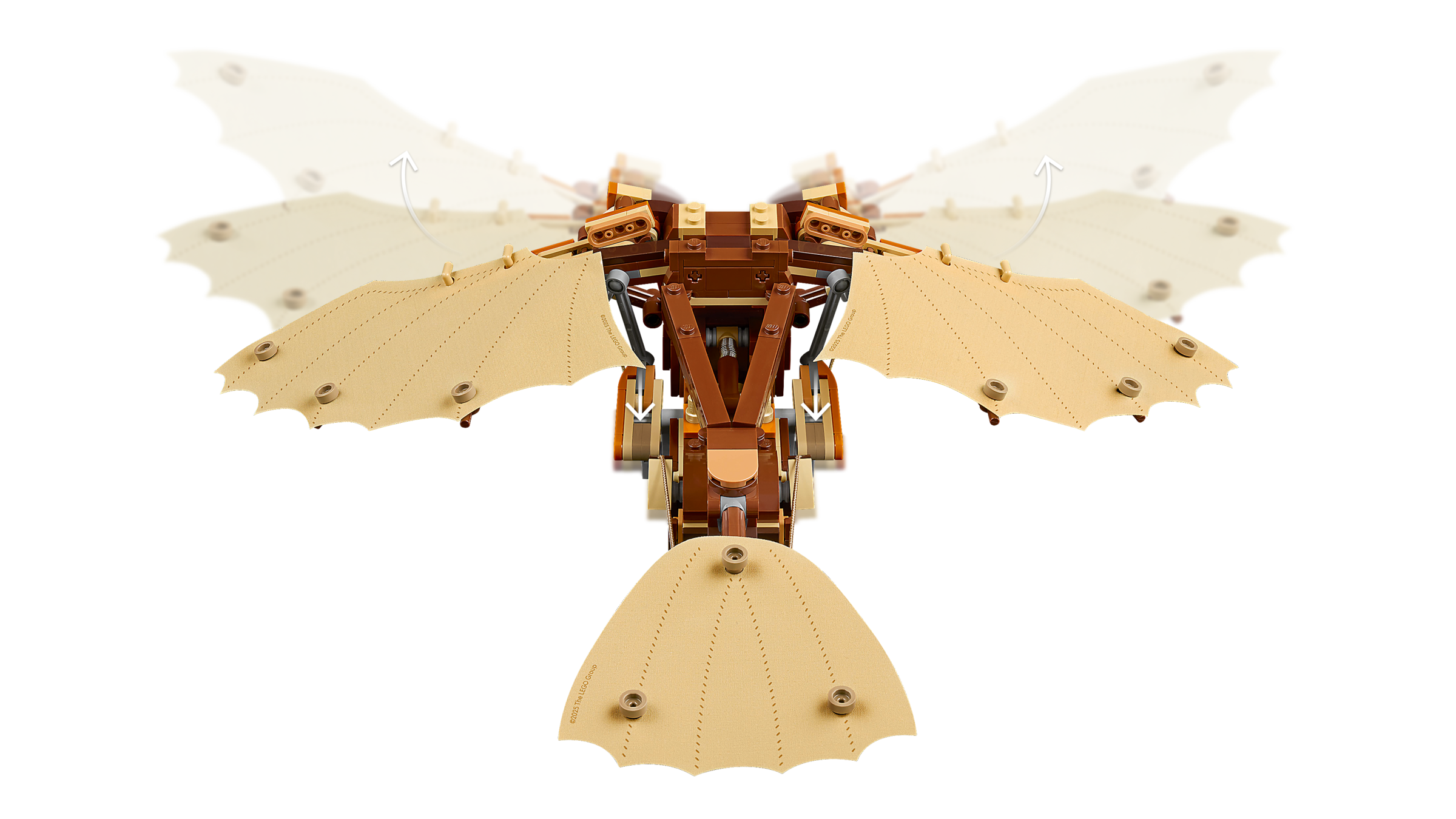 LEGO Icons da Vinci Flying Machine 493 Pieces, imported from the UK