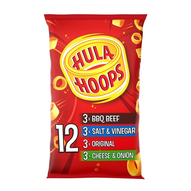 Hula Hoops Variety Multipack Crisps   12 per pack GOODS M&S   