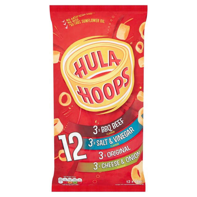 Hula Hoops Variety Multipack Crisps   12 per pack GOODS M&S   