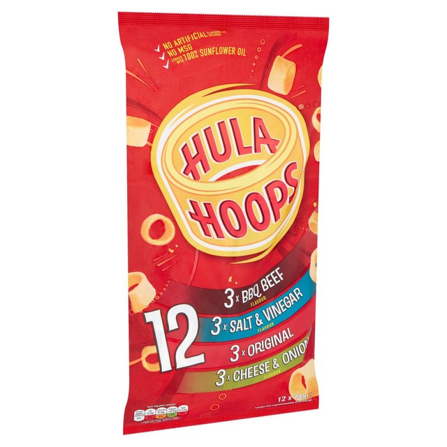 Hula Hoops Variety Multipack Crisps   12 per pack GOODS M&S   