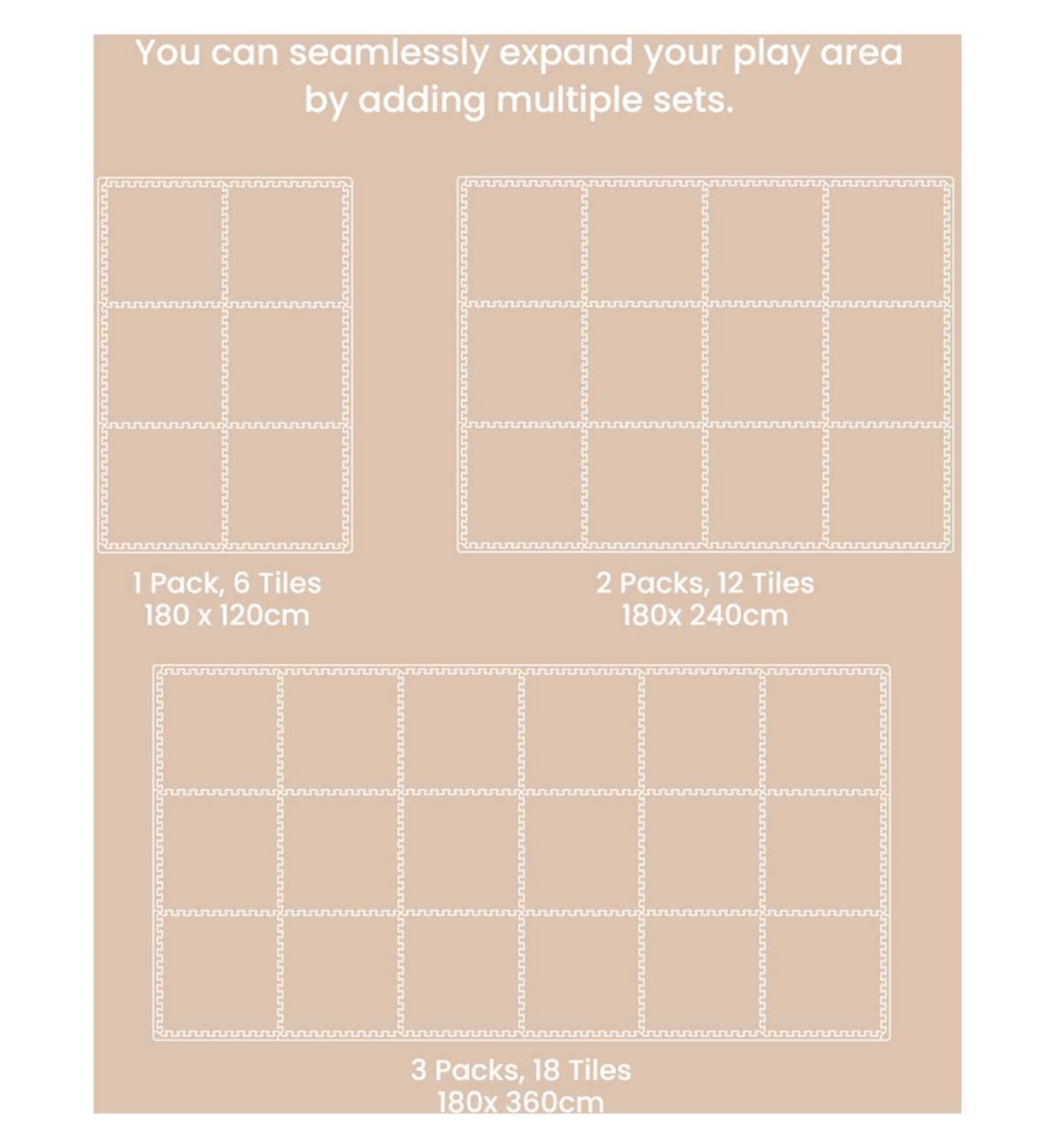 Tutti Bambini Infinity Baby Playmat Oddity Blush, imported from the UK