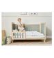 Tutti Bambini Kuba Cot Bed Golden Oak and Sage Weave (British brand)