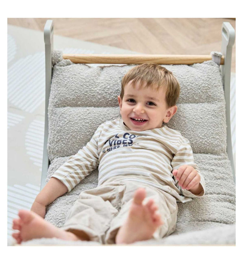 Tutti Bambini Pikler rocking frame cushion Boucle Mushroom (British brand)