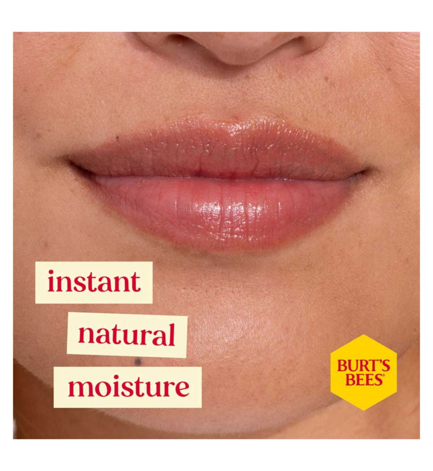 Burt's Bees lip shimmer Fig 2.6g, imported from the UK