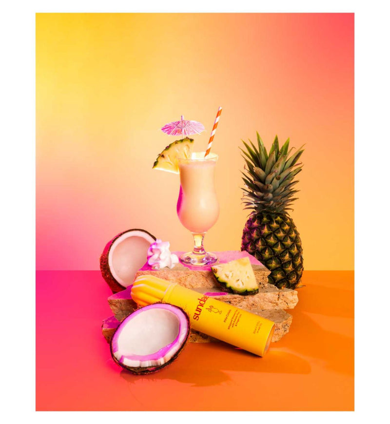 Sundae Pina Colada whipped shower foam 265ml, imported from the UK
