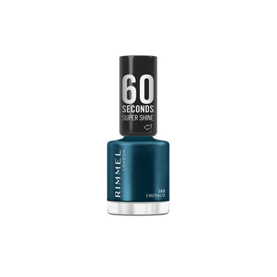 Boots Rimmel 60 Seconds Super Shine Nail Polish 103 Emerald- Buy online at McGrocer