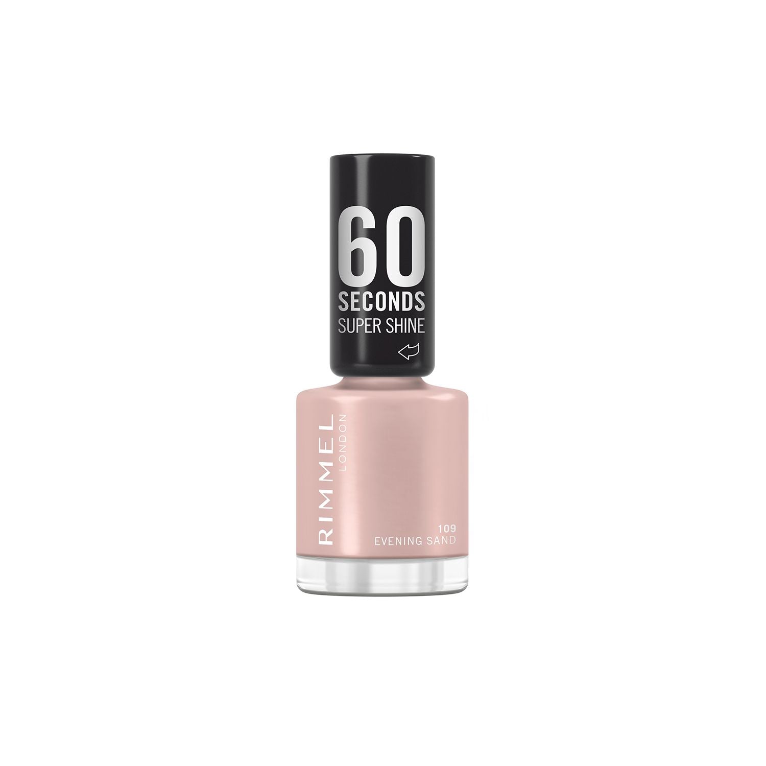Rimmel 60 Seconds Super Shine nail polish 109 Evening Sand - British product