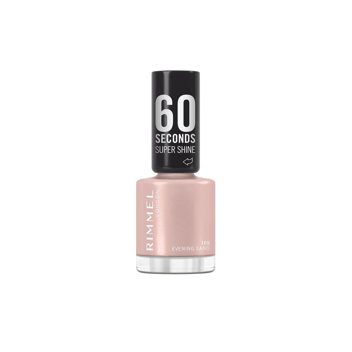 Rimmel 60 Seconds Super Shine nail polish 109 Evening Sand - British product