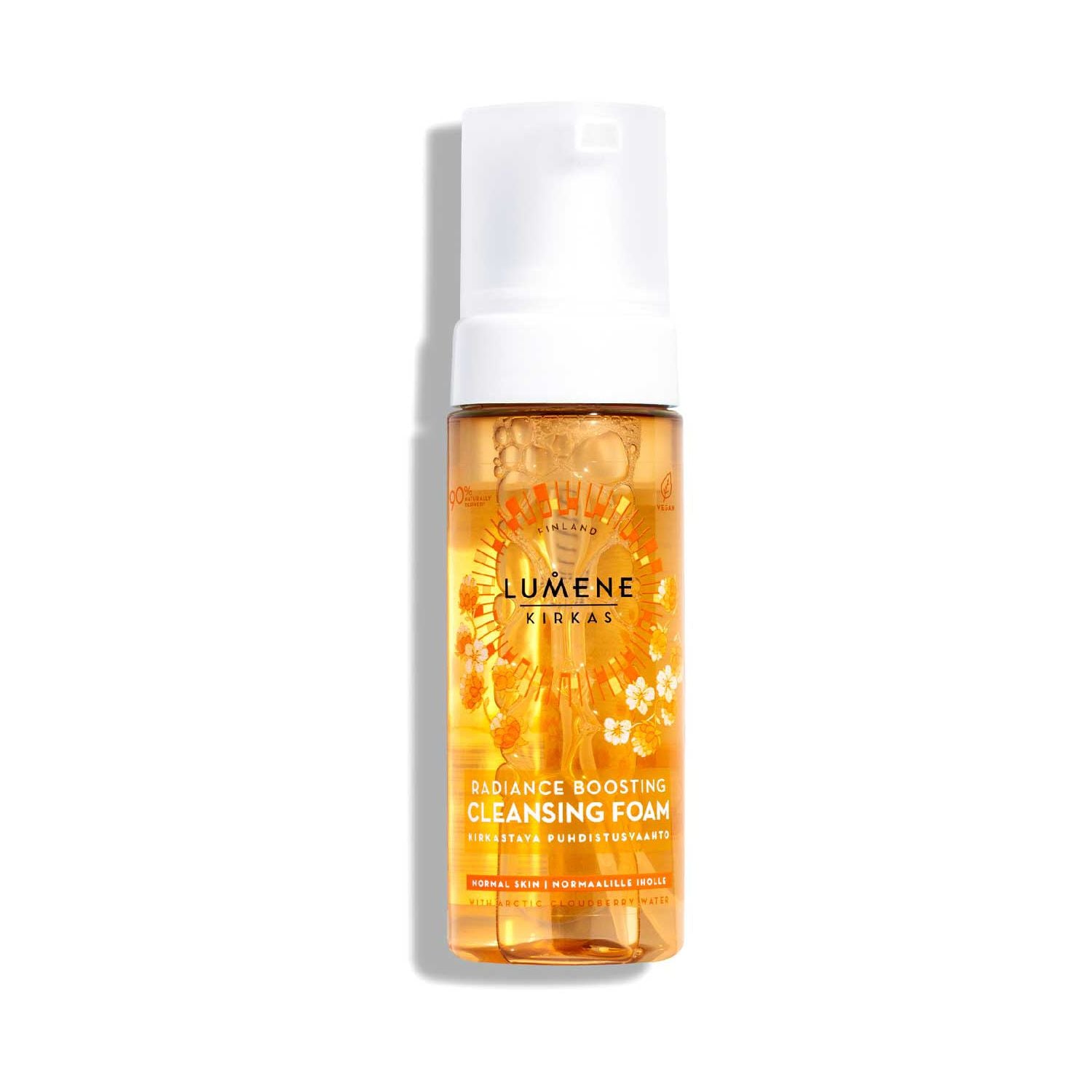LUMENE Kirkas Radiance Boosting Cleansing Foam 150ml (British brand)