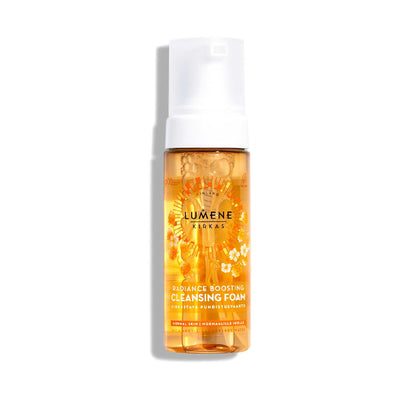 Boots LUMENE Kirkas Radiance Boosting Cleansing Foam with Nordic Cloudberry 150ml- Buy online at McGrocer