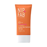 Nip+Fab Vitamin C Fix SPF50 Illuminating Glow Moisturiser 50ml (British brand)