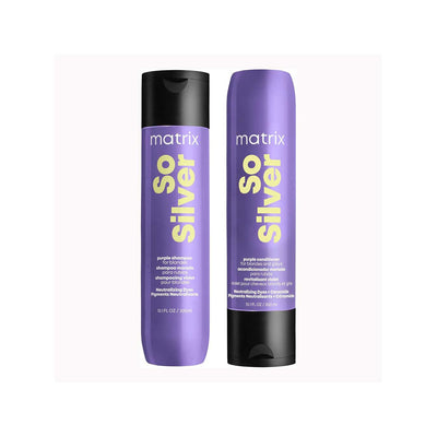 Boots Matrix So Silver Duo Bundle Purple Shampoo and Conditioner for Blondes and Greys- Buy online at McGrocer