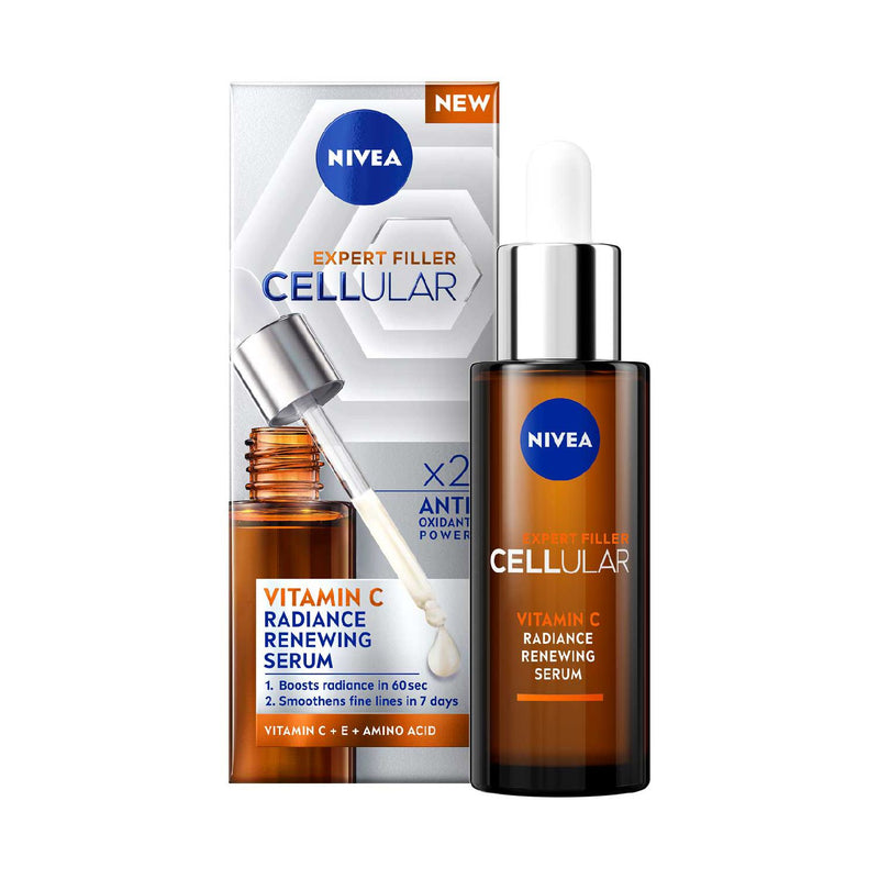 NIVEA Cellular Expert Vitamin C Face Serum 30ml, imported from the UK