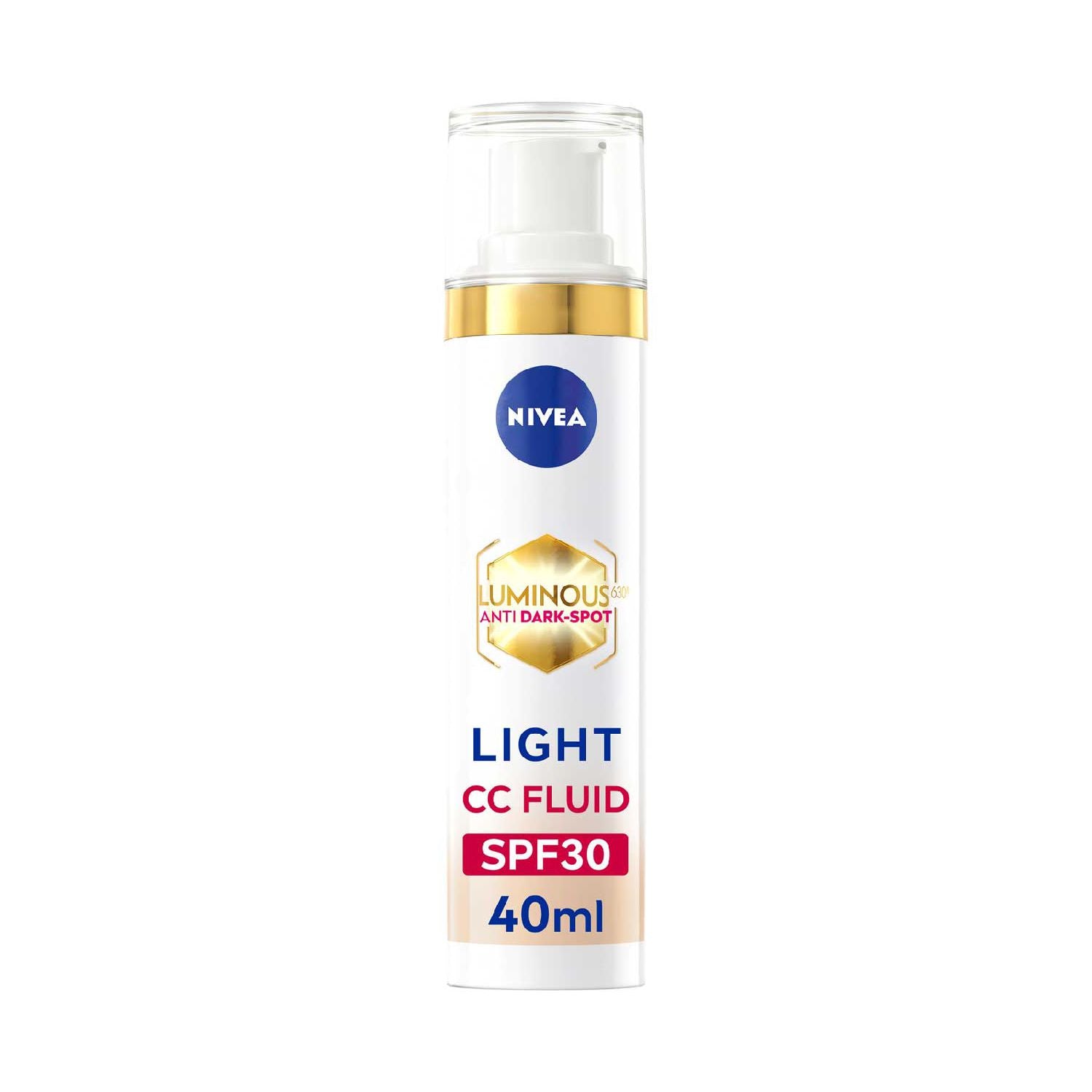 NIVEA CC Face Fluid Light SPF30 40ml, imported from the UK
