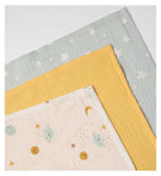 Maybe Baby 3 pack space print muslins imported from the UK