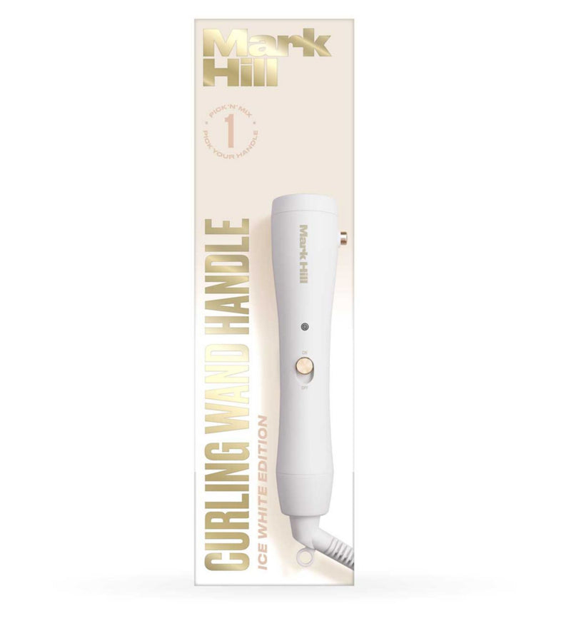 Mark Hill curling wand handle Ice White Edition - British product