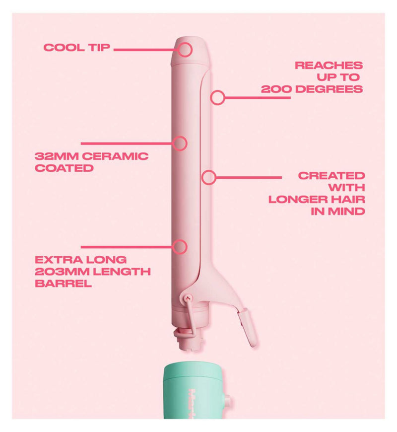 Mark Hill curling tong attachment pink edition 32mm - British product