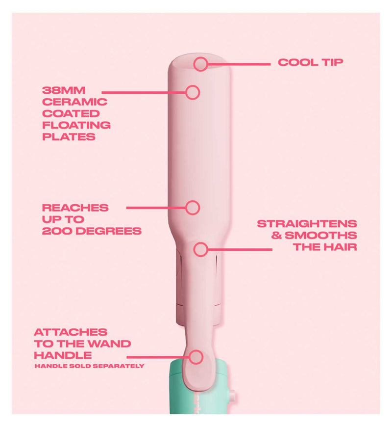 Mark Hill wide plate straightener attachment pink, UK version