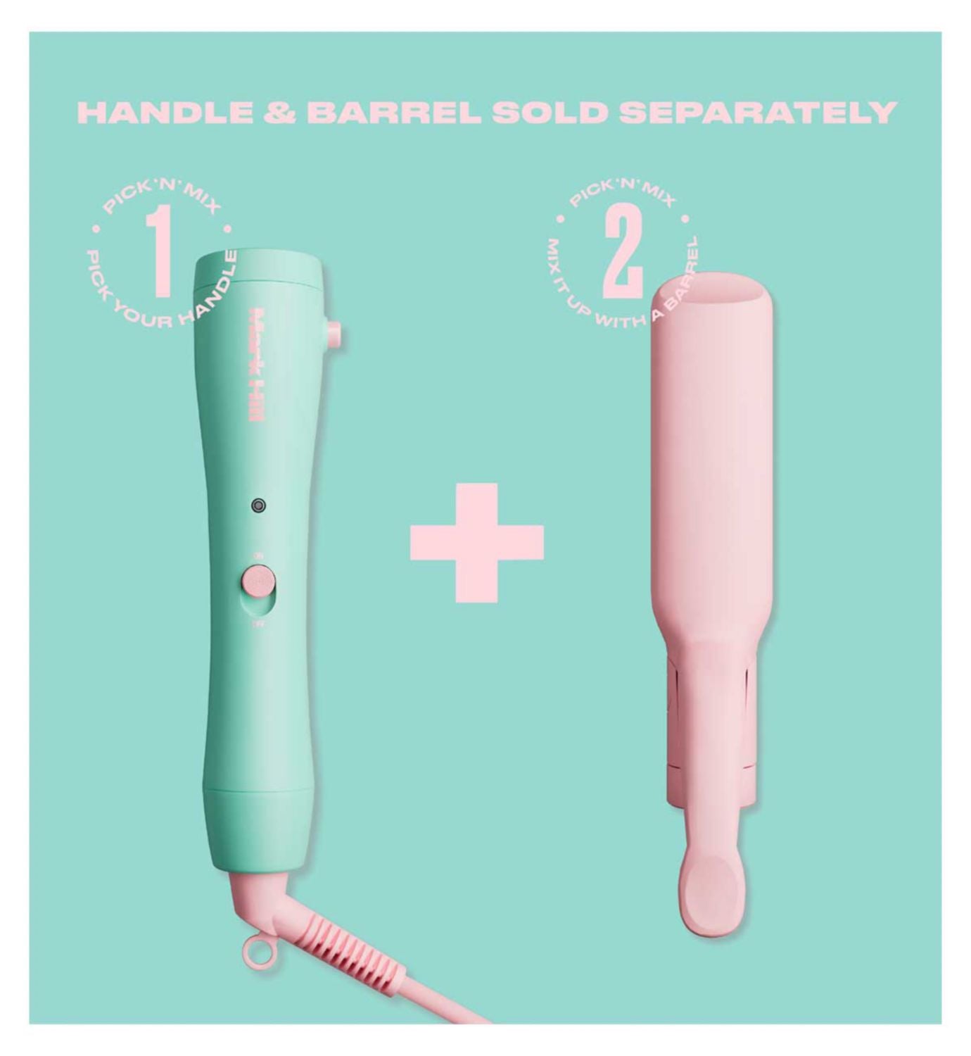 Mark Hill wide plate straightener attachment pink, UK version