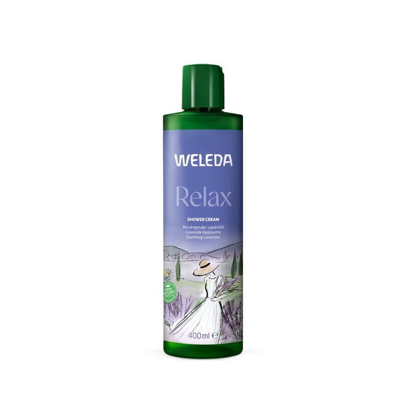 Weleda Relax Shower Cream 400ml bottle - British product