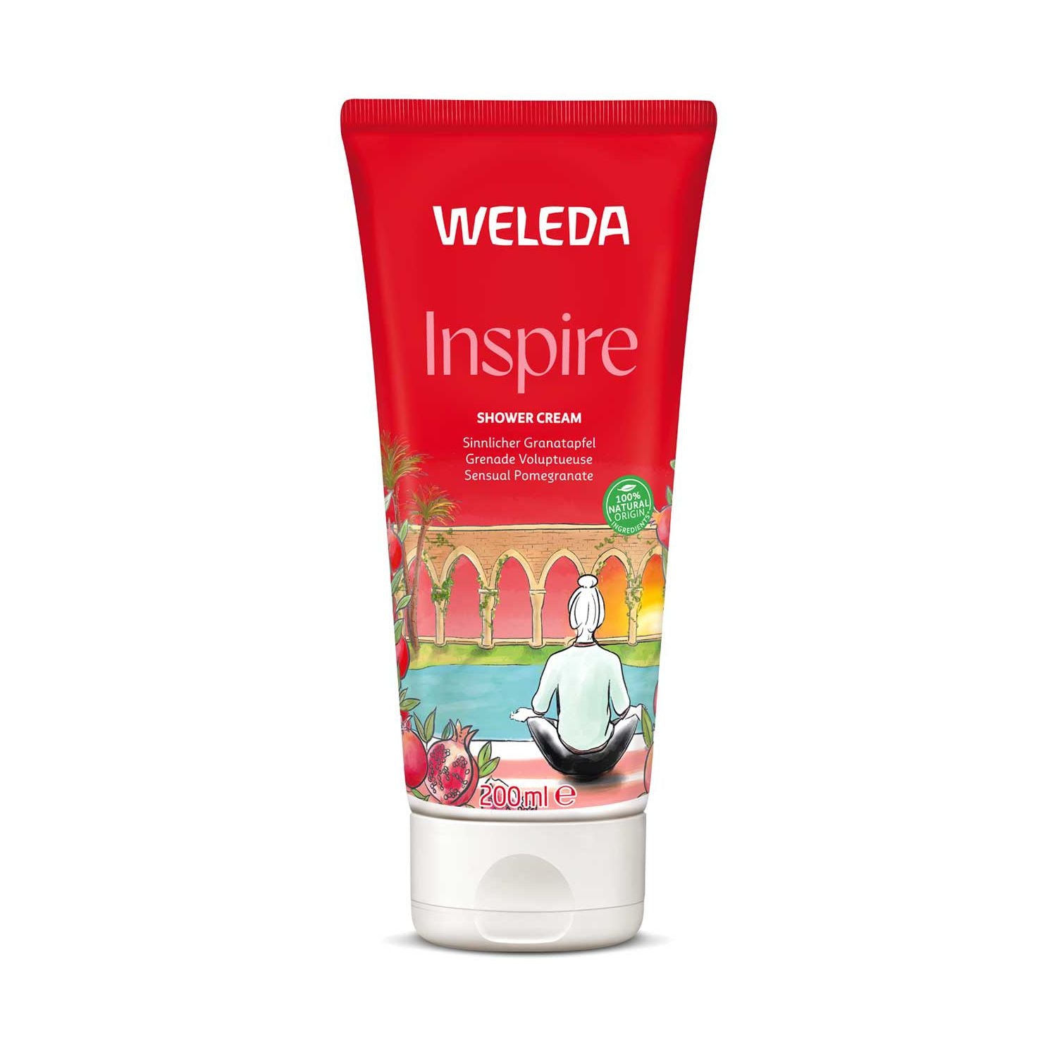 Weleda Inspire Shower Cream body wash 200ml, UK version