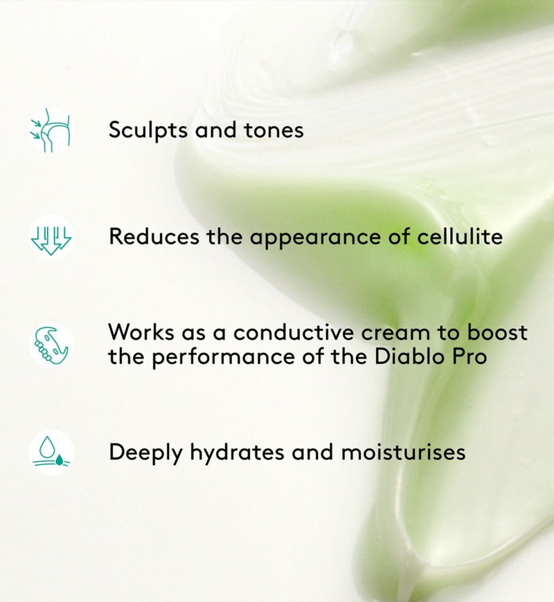 Magnitone Diablo Pro body sculpting conductive cream 300 ml, imported from the UK