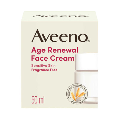 Boots Aveeno Age Renewal Face Cream 50ml- Buy online at McGrocer