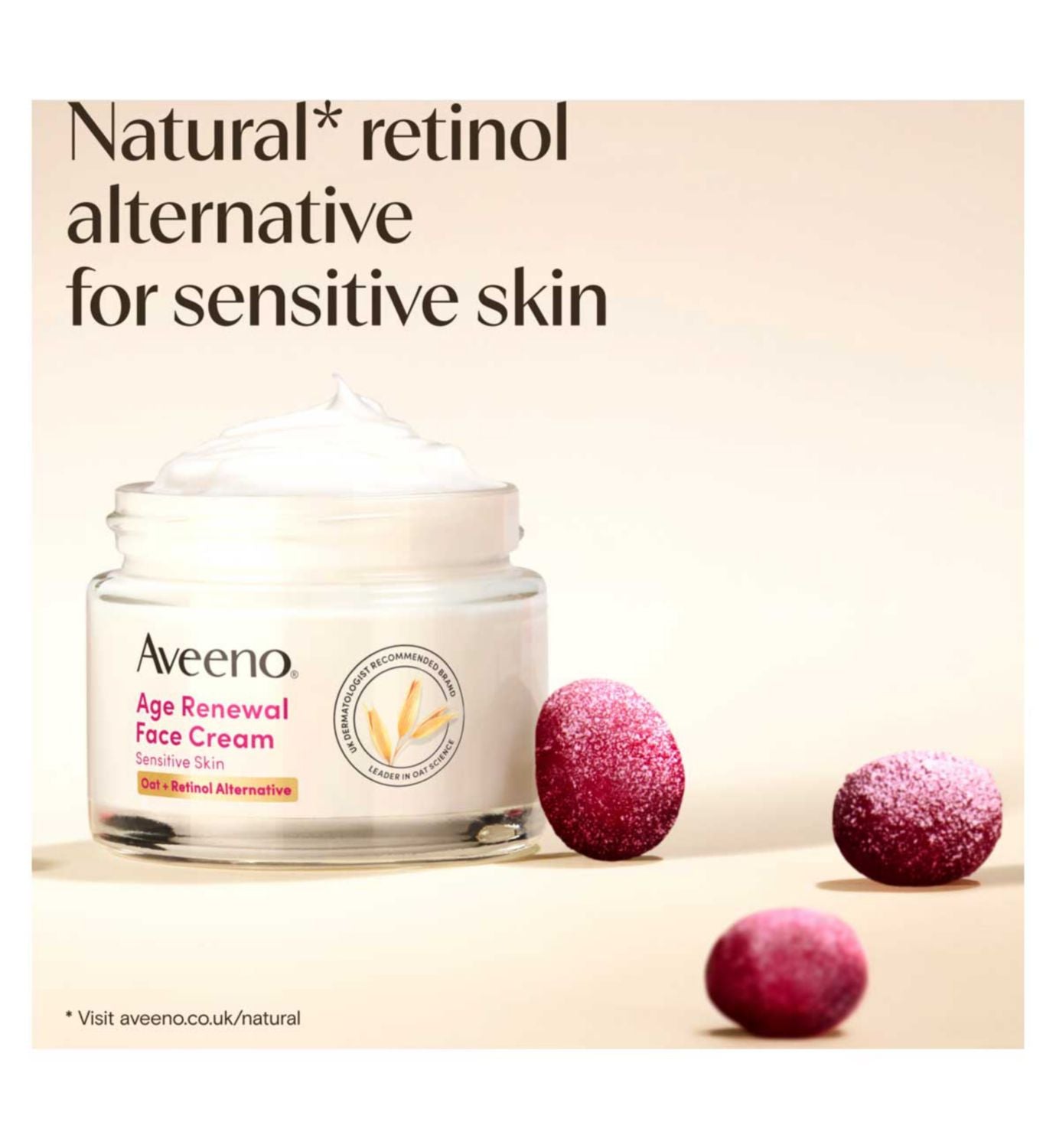 Aveeno Age Renewal Face Cream 50ml (British brand)