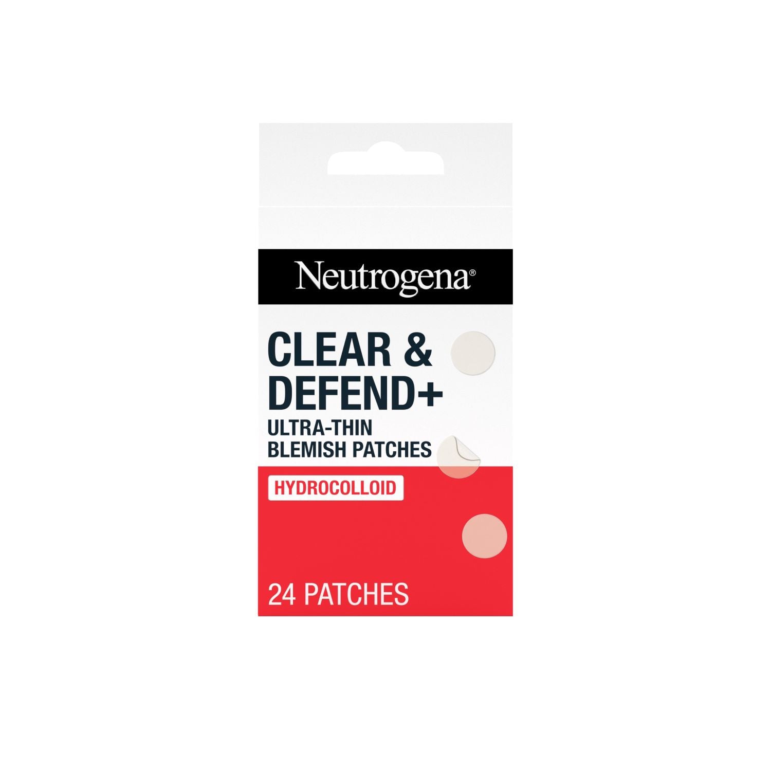 Neutrogena Clear & Defend+ ultra thin blemish patches 24 count (British brand)