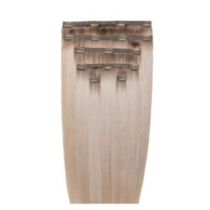 Boots Beauty Works Double Hair Set Clip-in Extension 18 tommer Glacier Blonde- Kjøp online hos McGrocer