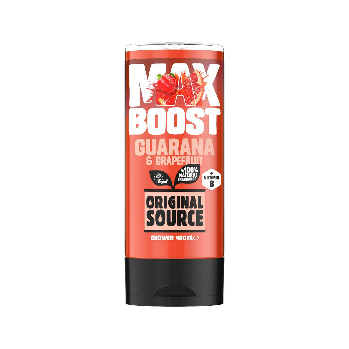 Original Source Max Boost Guarana & Grapefruit Shower Gel 400ml - British product