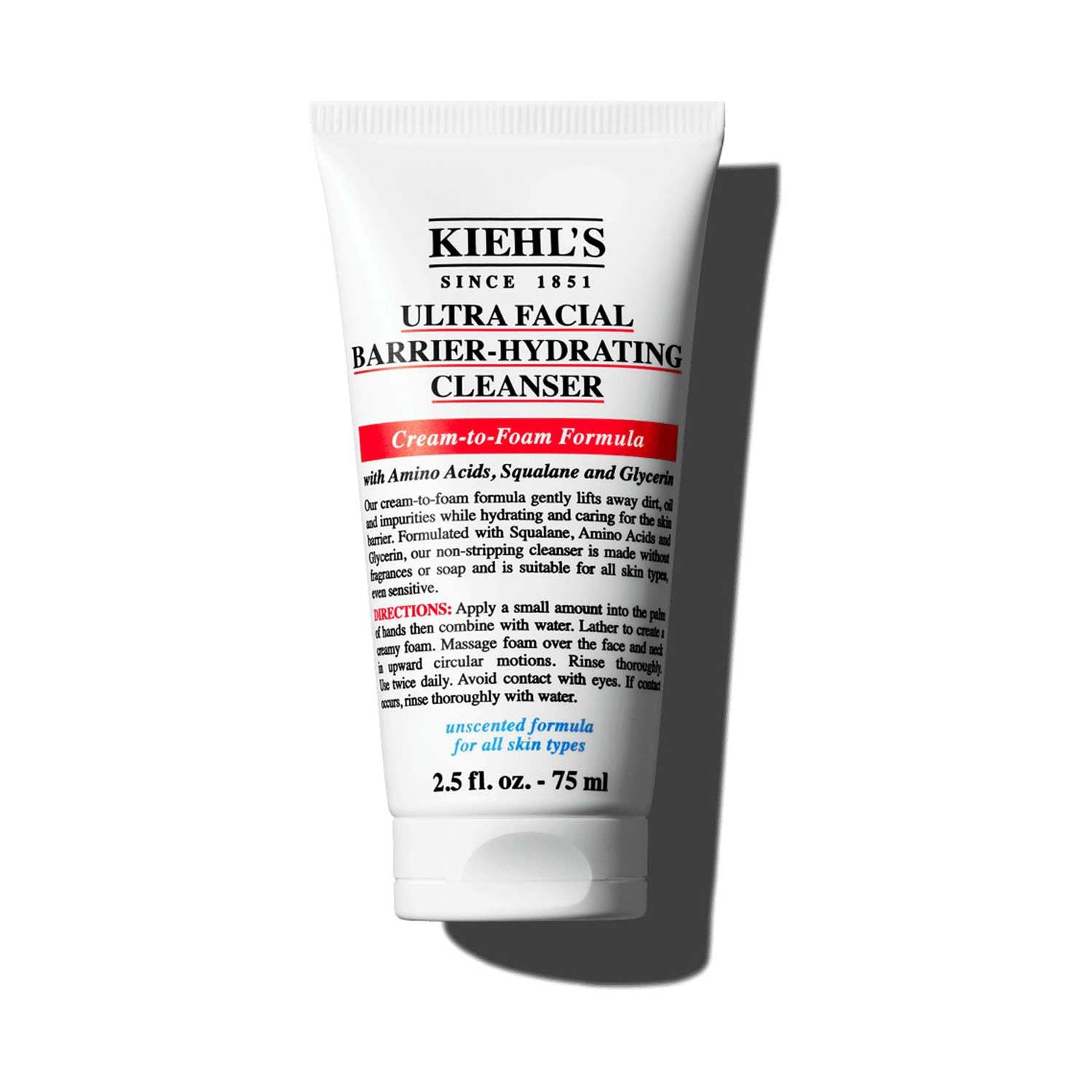 Kiehl's Ultra Facial Barrier-Hydrating Cleanser 75ml - British product