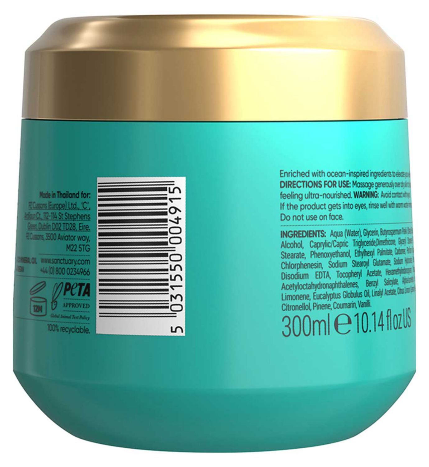 Sanctuary Spa Aqua Serenity Body Butter 300ml, British brand