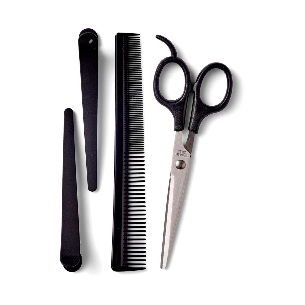 Boots hair cutting kit with scissors and comb, imported from the UK