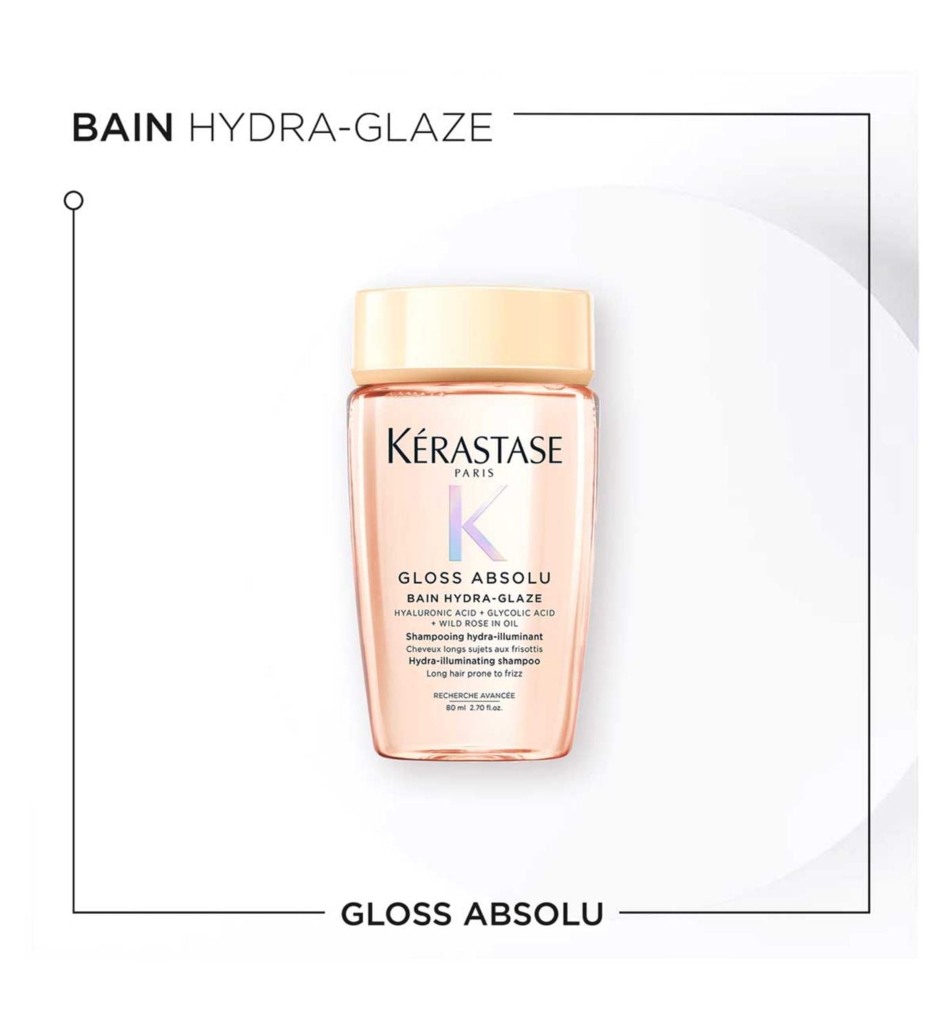 Kérastase Gloss Absolu hydra-illuminating shampoo 80ml, UK version