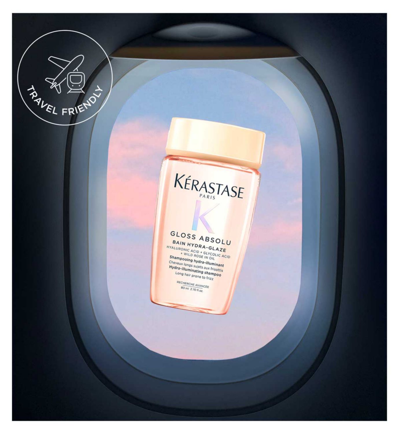 Kérastase Gloss Absolu hydra-illuminating shampoo 80ml, UK version
