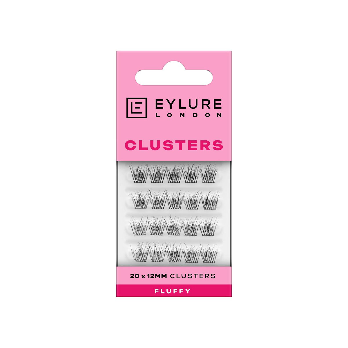 Eylure 12mm fluffy lash cluster refill pack (British brand)