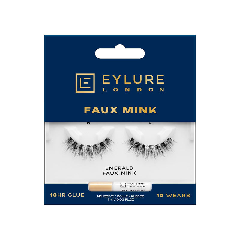Eylure Faux Mink Emerald false eyelashes - British product