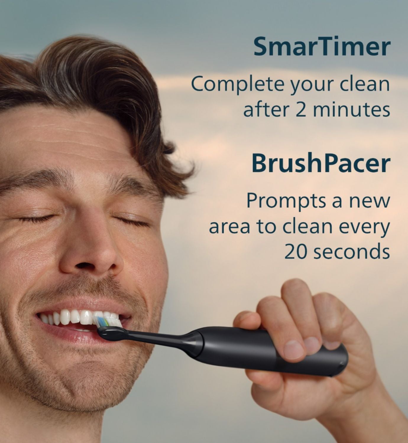 Philips Sonicare 5300 black electric toothbrush (British brand)