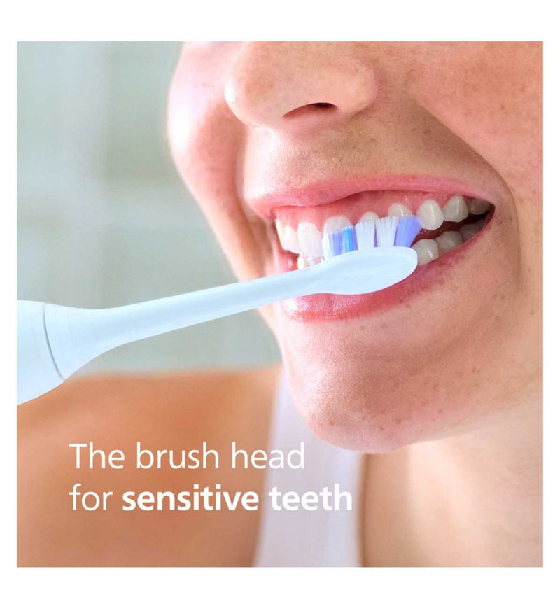 Philips Sonicare sensitive toothbrush heads 3 pack white (British brand)