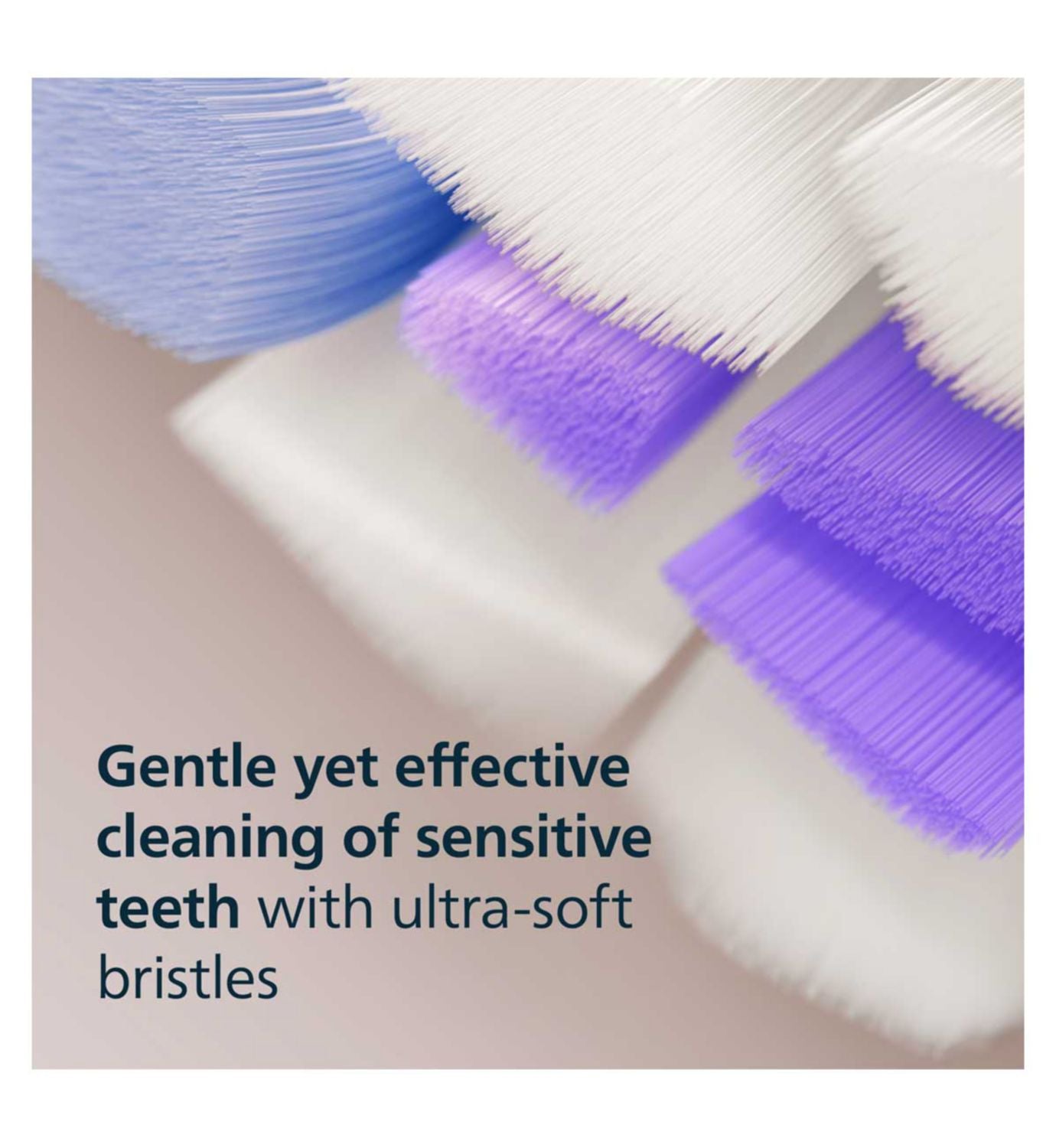 Philips Sonicare sensitive toothbrush heads 3 pack white (British brand)