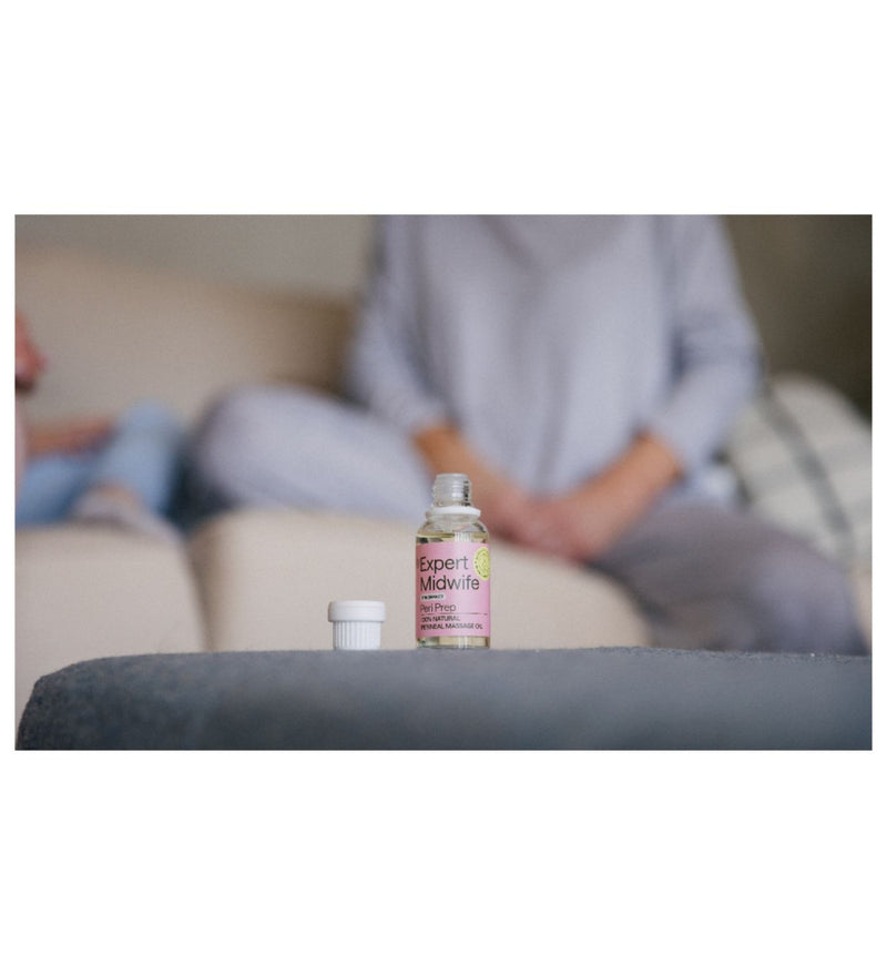My Expert Midwife Peri Prep perineal massage oil 30ml, imported from the UK