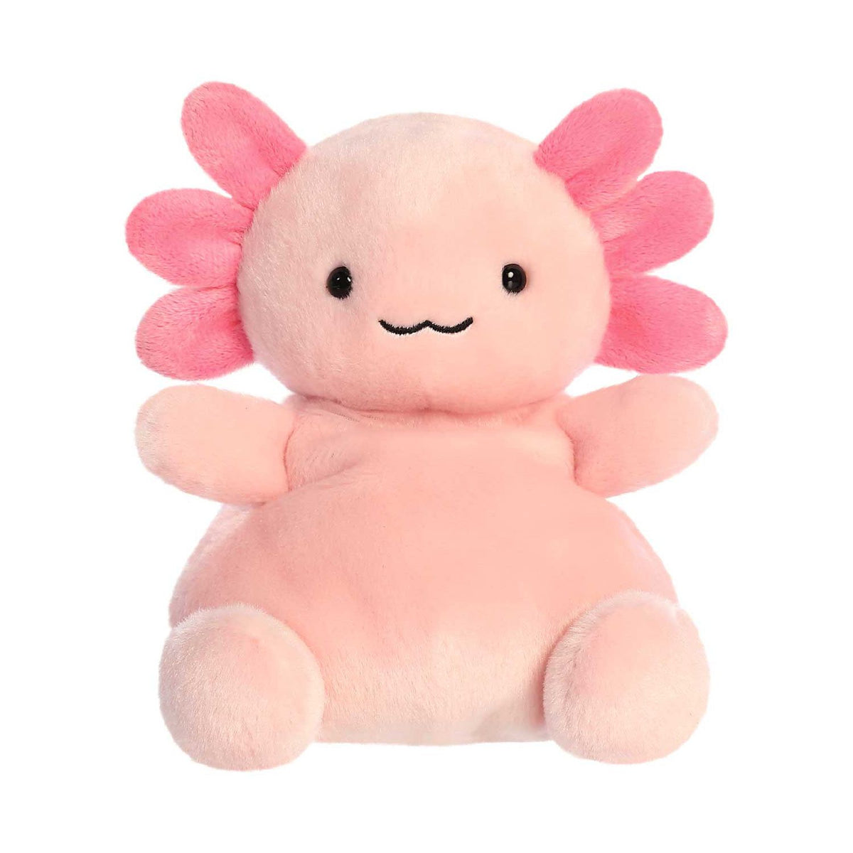 Aurora Palm Pals Axolotl plush toy 8in, imported from the UK