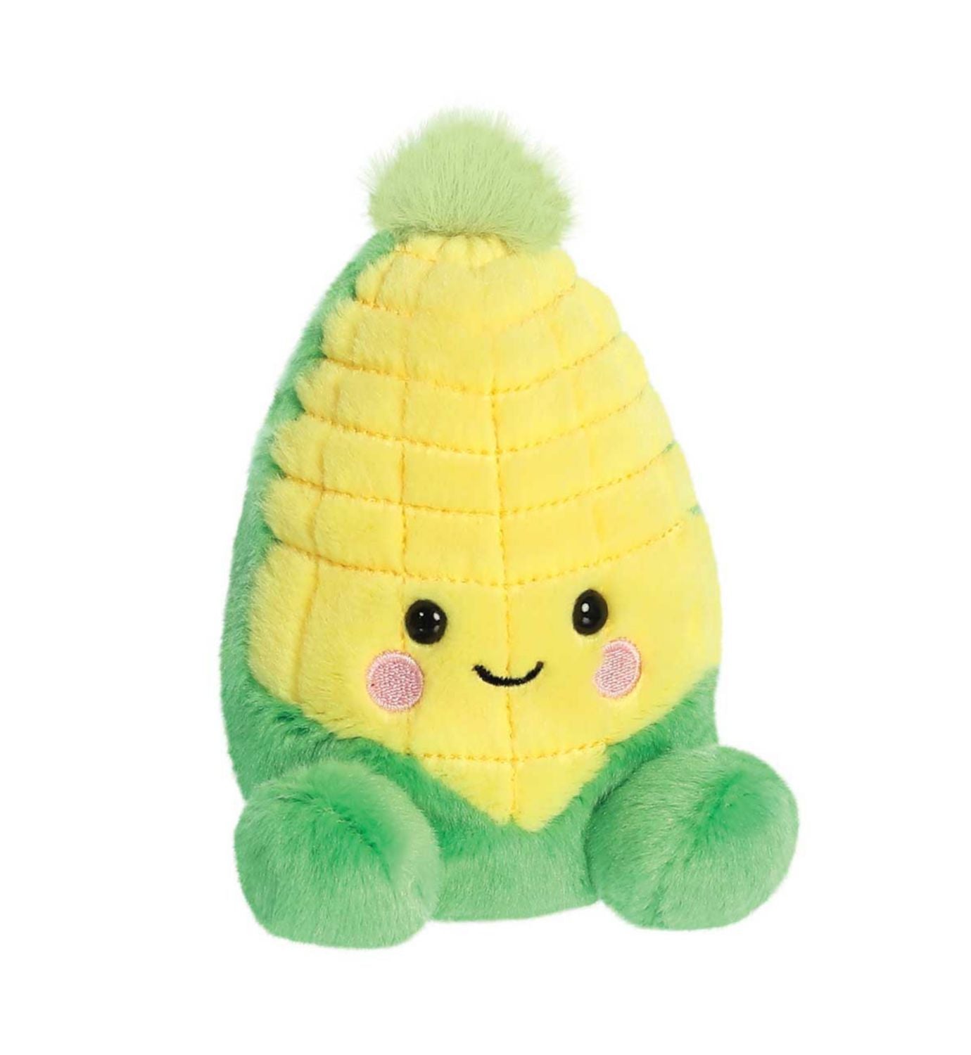 Aurora Palm Pals Wavey Corn 5in plush toy, imported from the UK