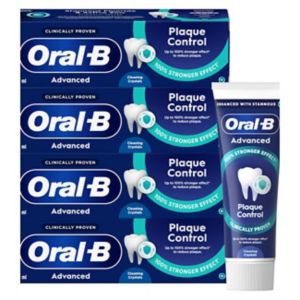 Oral-B Pro Expert Advanced Plaque Control Zahnpasta 75ml x 4