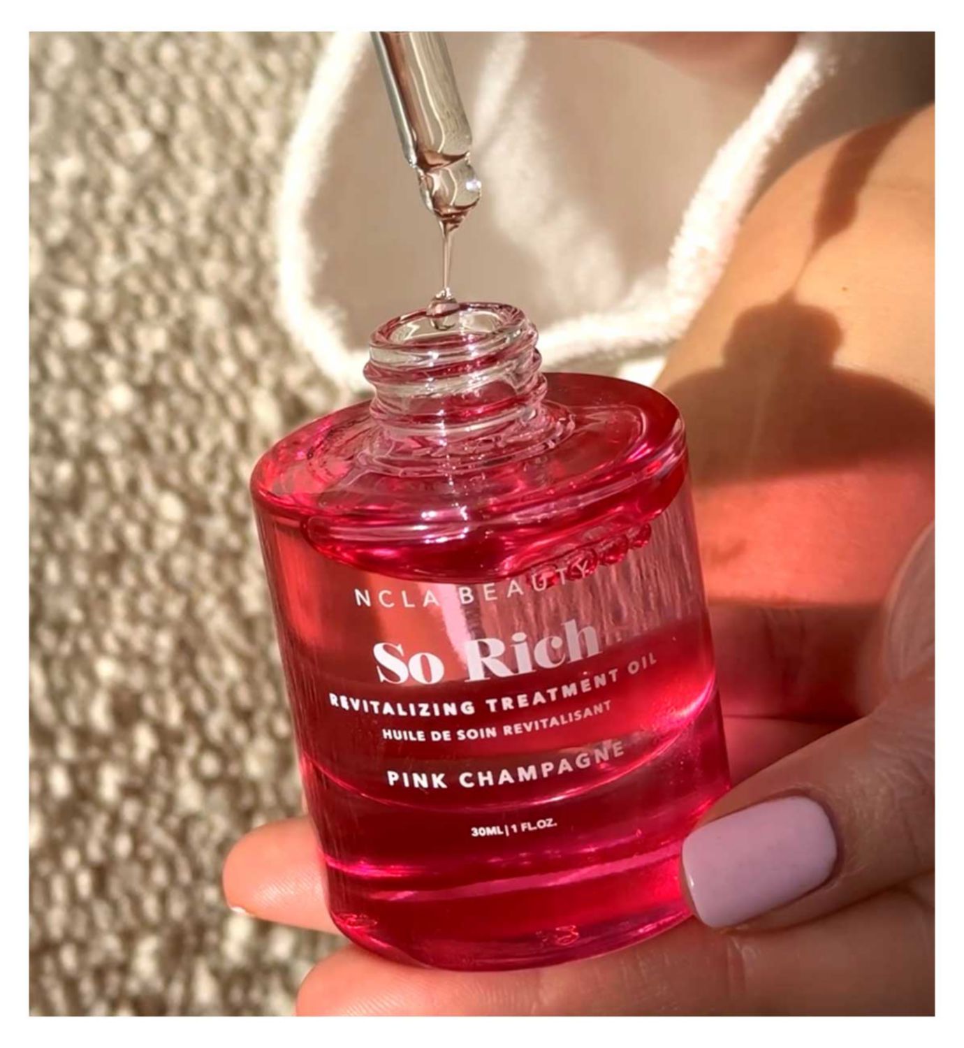 NCLA So Rich Pink Champagne Oil 30ml, UK version