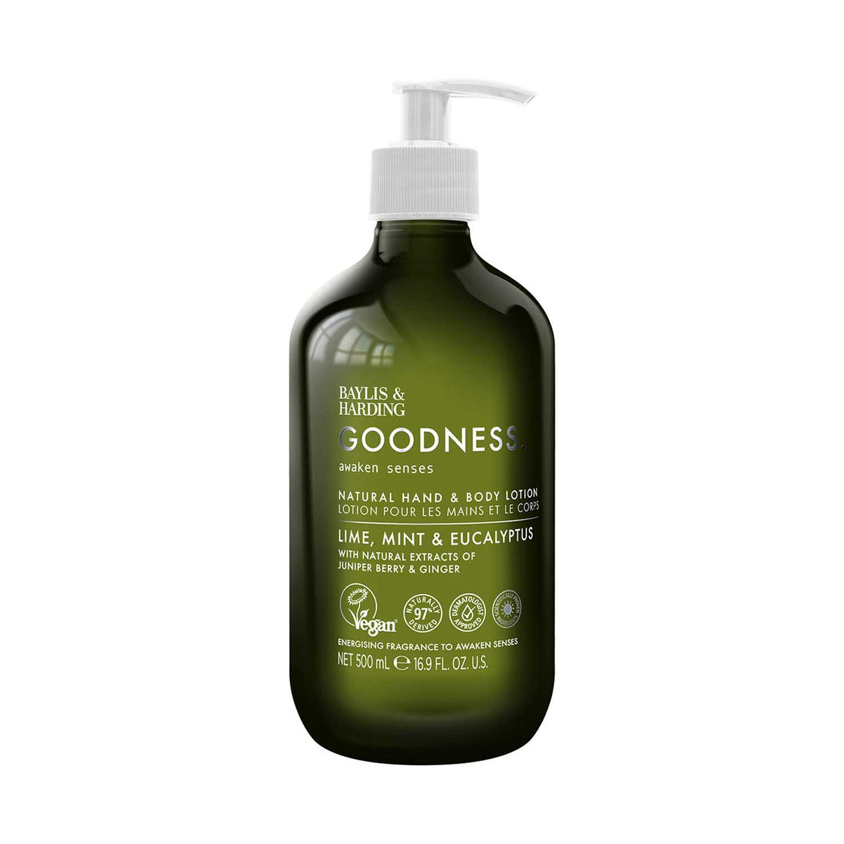 Baylis & Harding lotion Lime Mint Eucalyptus 500ml, imported from the UK