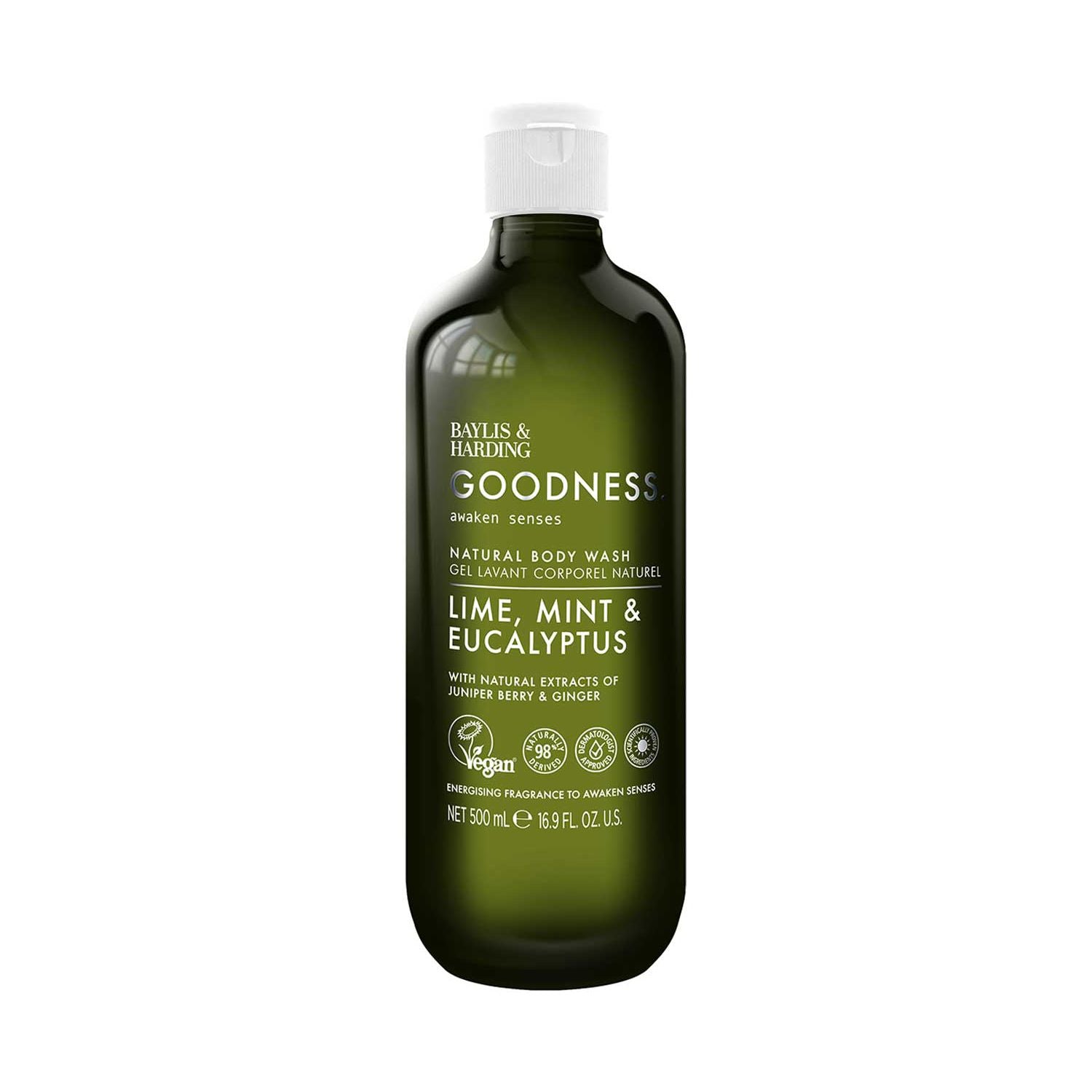 Baylis & Harding Goodness Awaken body wash 500ml - British product