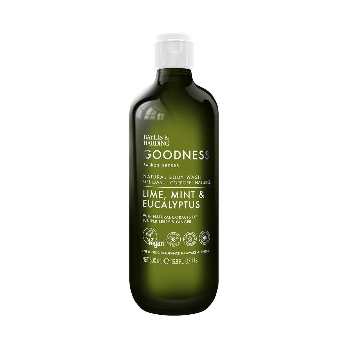 Baylis & Harding Goodness Awaken body wash 500ml - British product