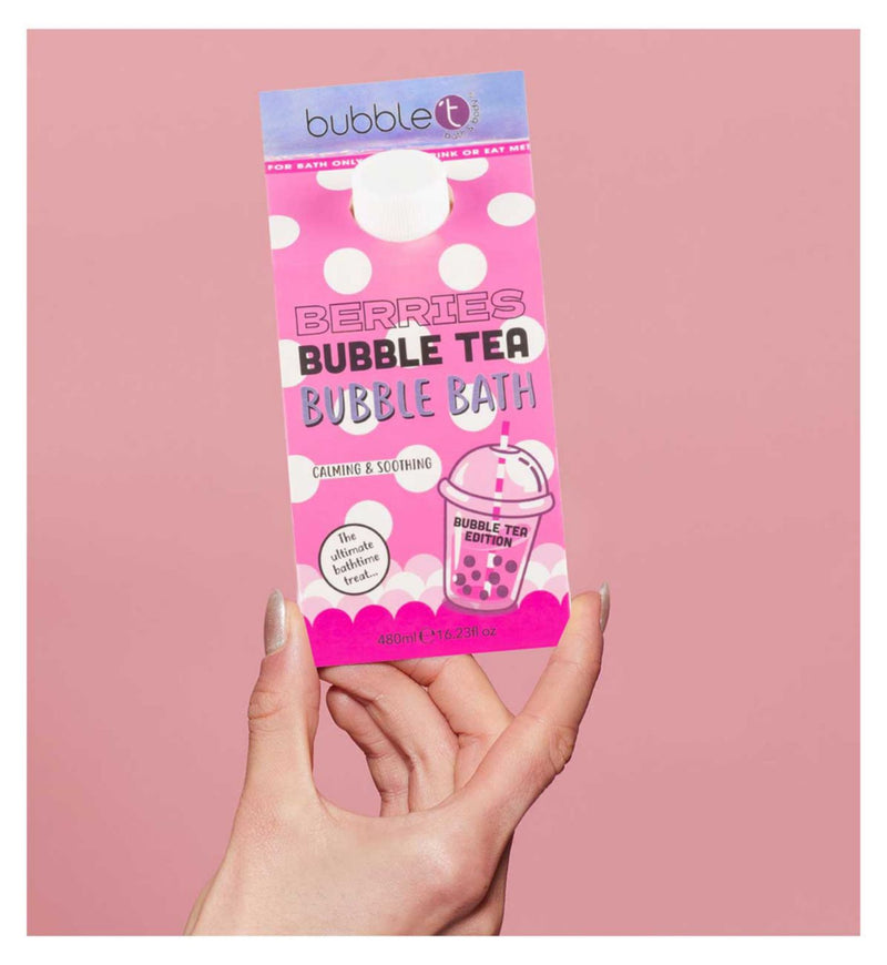 Bubble T Milk Berries bubble bath 480ml - British product